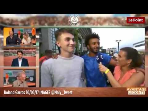 Roland Garros : Maxime Hamou tente d'embrasser de force une journaliste
