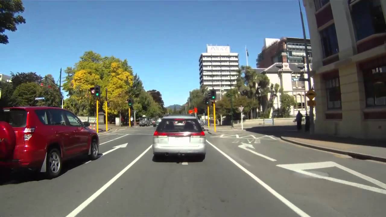Christchurch City Pre Earthquake CBD Drive