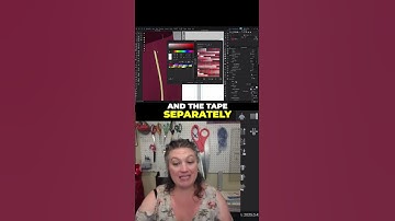 Finalize a Lapped Zipper in CLO3D  Color Customization #shorts