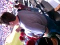 Funny gay dancer at Twins game