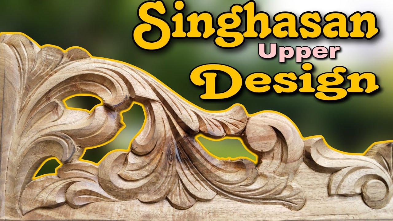 How To Craft Wooden Singhasan Design For Beginners Ideas YouTube
