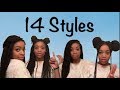14 Ways to SLAY your Box Braids/ Senegalese Twists for Summer 17