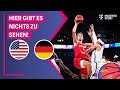 USA – Deutschland, Highlights mit Live-Kommentar | FIBA Basketball-WM 2023 | MAGENTA SPORT