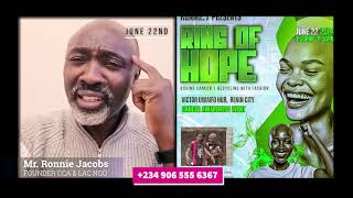 Ronnie Jacobs Interview about Ring of Hope Cancer awareness event.