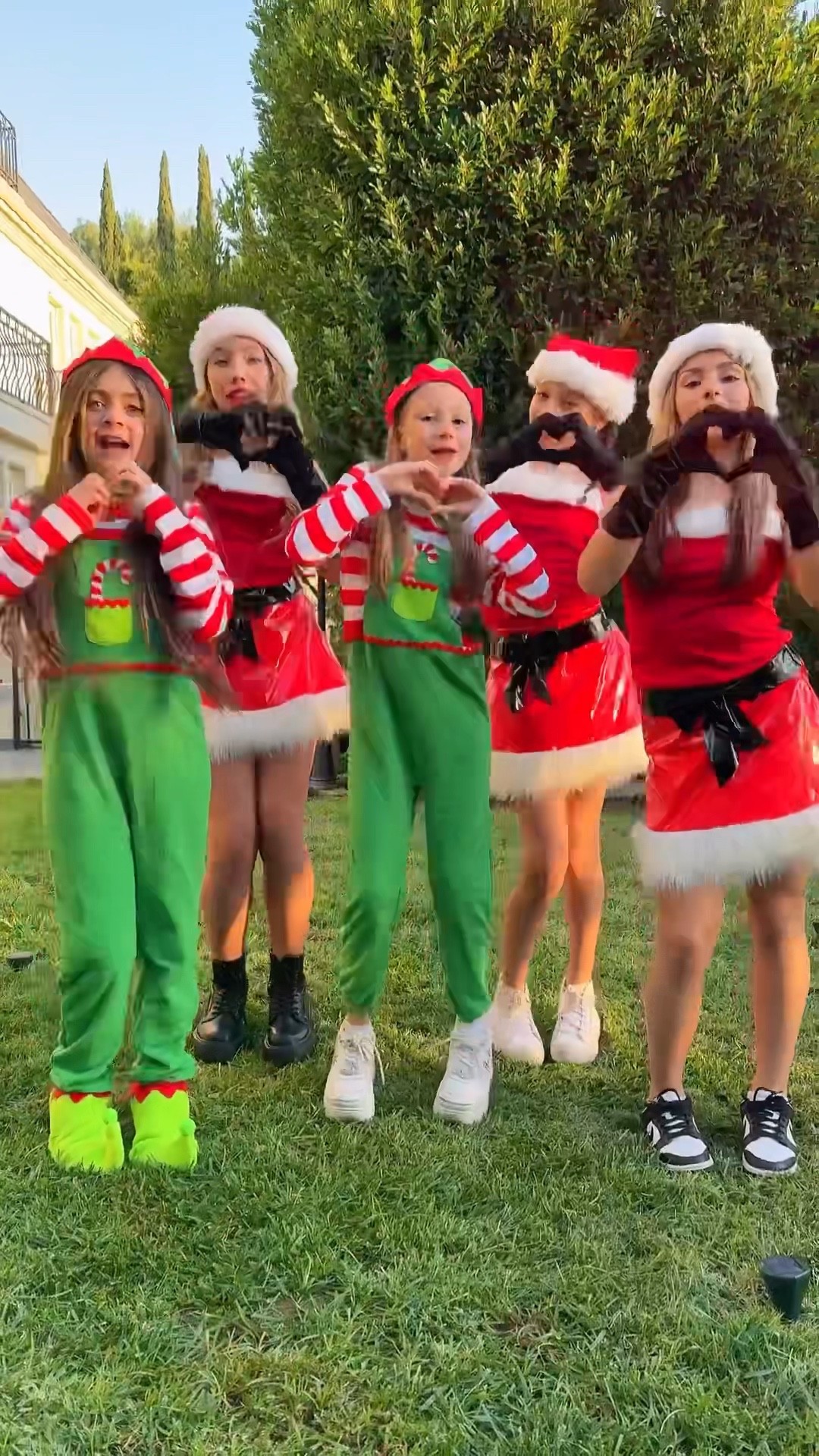 Sleigh ride dance with Rock Squad