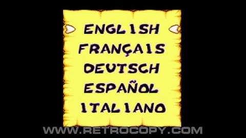 Asterix and the Great Rescue (Sega Genesis / Mega Drive) - Intro