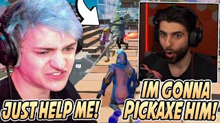 Ninja Screams At SypherPK & Threatens To Not Play With Him Anymore After He Starts Trolling!