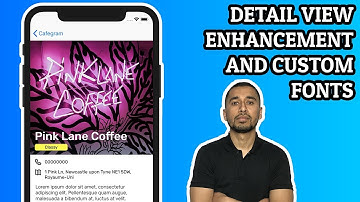 Swift 4: Detail view enhancement and custom fonts