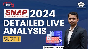 SNAP 2024-analyse | Examenpatroon, moeilijkheidsgraad en verwachte einddatum voor SNAP 2024 | Pra...