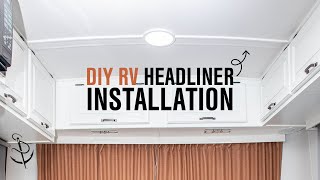 How to Install Headliner in an RV