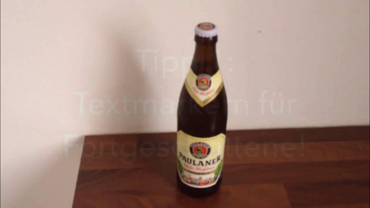 Fünf Tipps zum Öffnen einer Bierflasche ohne Flaschenöffner YouTube