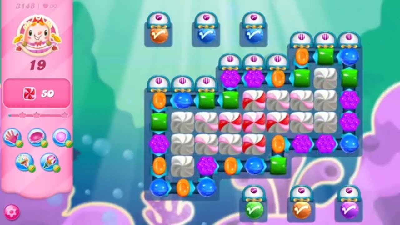 Candy Crush Saga LEVEL 3148 NO BOOSTERS (new version