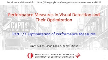 Part III - Optimization of Performance Measures