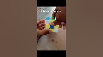 make flower 🌺 pattern of Rubik