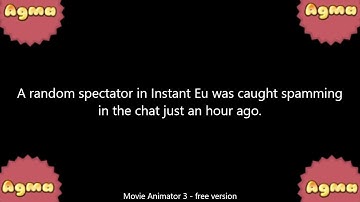 ⚠️AGMA.IO BREAKING NEWS⚠️: Chat Spammer has been caught in Instant EU!