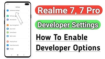 Realme 7, 7 Pro Developer Setting, How To Enable Developer Options