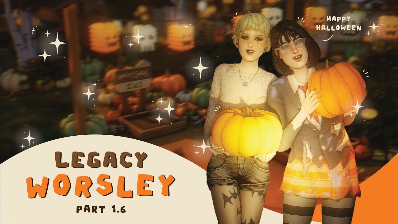 happy halloween🎃| Династия Уорсли #1.6 - The Sims 4.