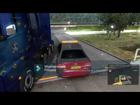 Idiot on the road #2 ETS2 მაპის გარეთ გაგვაგდეს? შეშლილი მძღლები!!! FSP Gamer