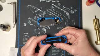 How to maintain your Civivi Baby Banter  A howto for someone's first modern folding knife.
