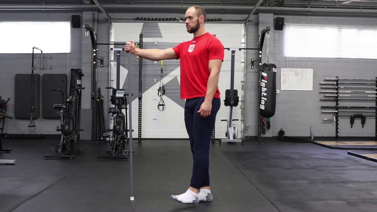 Standing Active Straight Leg Raise - YouTube
