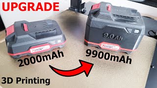 Upgrading The Parkside X20V Team 2Ah Battery Pack to 9.9Ah Using 3D Printer