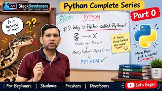 🐍 Python for Beginners #0 | Why Is Python Called Python