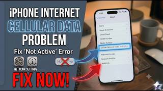 how to fix iphone internet problem cellular data network not active