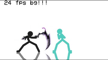 24 fps practice with a scythe in stick nodes pro