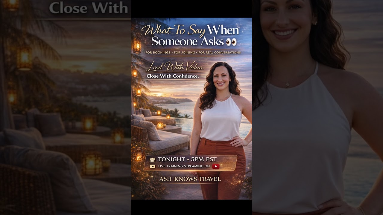 🚨 LIVE TRAINING TONIGHT 🚨What To Say When Someone Asks 👀