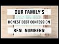 Our Family's HONEST Debt Confession | Real Numbers!