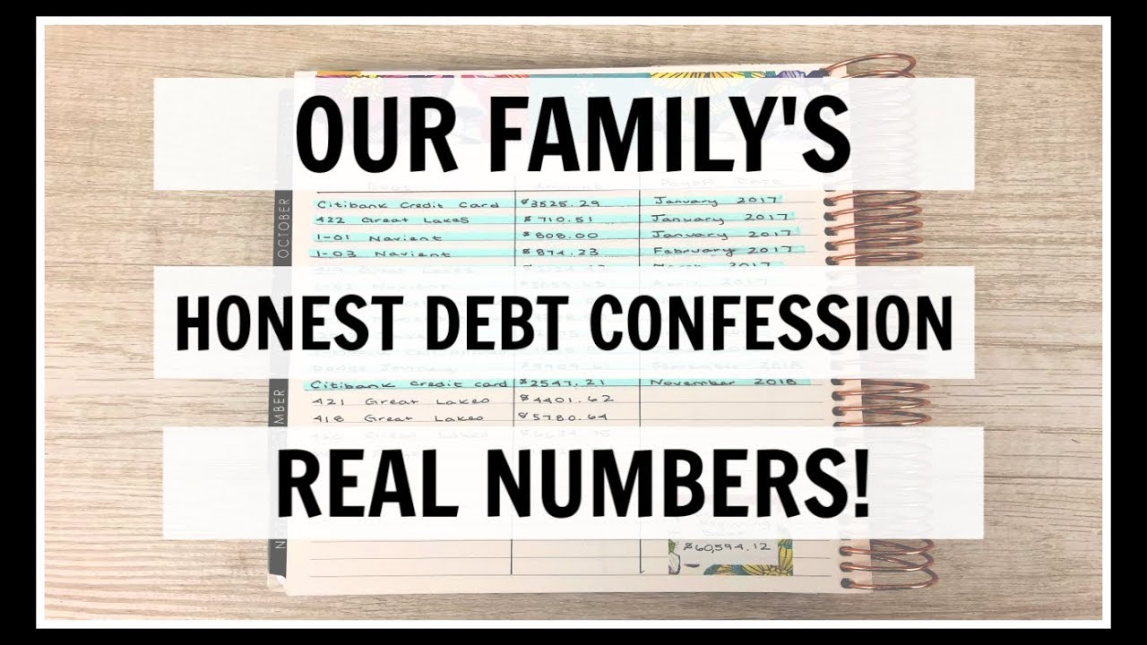 Our Family's HONEST Debt Confession | Real Numbers! - YouTube