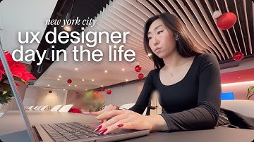day in my life as a 24 year old ux designer in nyc | website redesign, visiting parsons