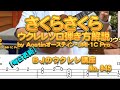 【初級ソロ】さくらさくら～ウクレレソロ 弾き方解説(TAB譜表示) by Aostinオースティン・UMI-1C Pro ／ 【毎日更新】 BJのウクレレ講座 945