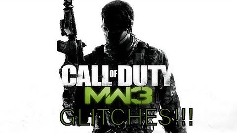 (Modern Warfare 3) Glitch Spots on Terminal!!!