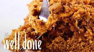 How To Make Salted Caramel Gingerbread Poke Cake: Gooey Caramel In Every Bite | Recipe | Well Done