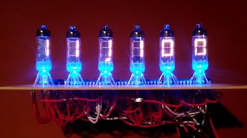 Arduino IV-9 Numitron Tubes with TLC5940