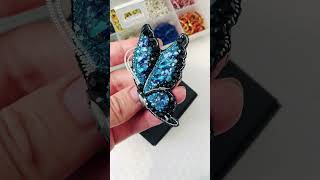 #брошьизбисера #fishing #handmade #бисер #jewelry #брошь #москва #брошьручнойработы #бабочка #хмао