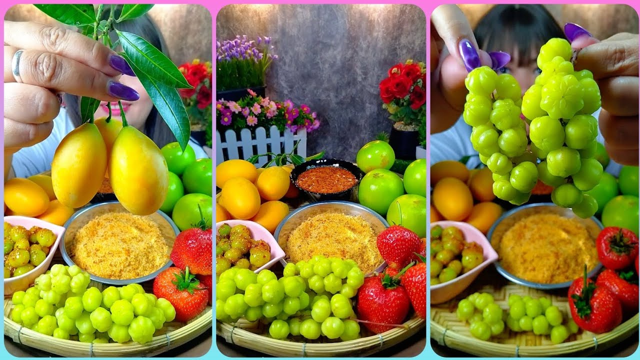ผลไม้เปรี้ยว🥭🍏🍓🍋🍇 @ตั้งใจกิน 
