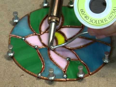 How to Solder Stained Glass Panels - Part 1 