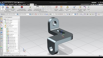 Unigraphics NX Modeling Learning Tutorial 1 -  NX 9.0