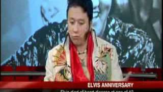 ChineseElvis appears on BBC NEWS 24 of Elvis day