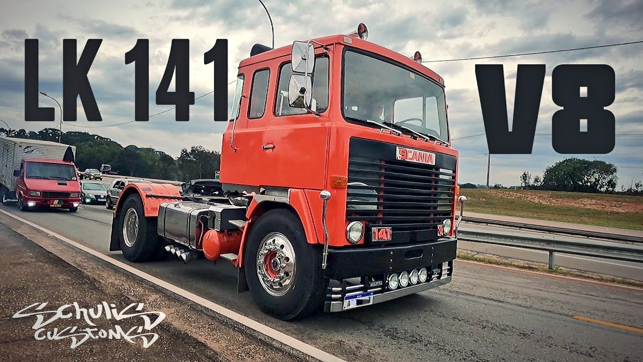 SCANIA LK 141 V8 - A Lenda! (ronco do motor inconfundível) - Schulis Customs / Clássicos e Antigos
