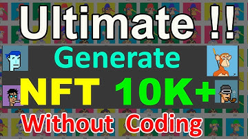 How To Create An ENTIRE NFT Collection (10,000+)  In Under 8 Minits Without Coding #nft #dappcode