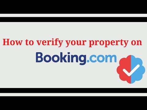 How to verify your property on booking.com | Intro | 2022