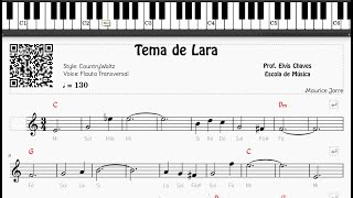 🎼 Tema de Lara - 650 - Maurice Jarre - Tutorial Partitura Fácil