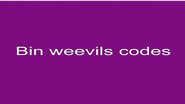 40 AMAZING BINWEEVILS CODES!!!! (DOSH, MUCLH, XP AND MORE!)