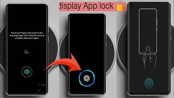 indisplay Fingerprint Animation app lock 🔐 ! Set Every Android Smartphone 🔥