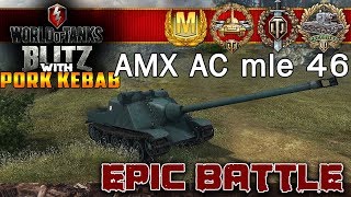 Download lagu WoT BLITZ GREAT BATTLES AMX AC mle 46 Raisenai Heroes Mastery Badge Top gun High caliber WoT BLITZ GREAT BATTLES AMX AC mle 46 Raisenai Heroes Mastery Badge Top gun High caliber