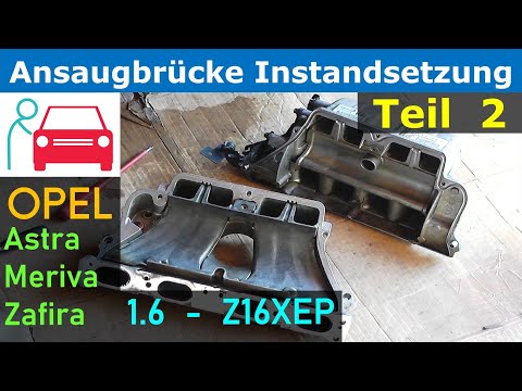 Rattling noises from the intake manifold + dismounting and repair (Astra H 1.6 (Z16XEP)) Part 2/3