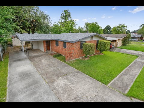 207 Gerald Drive, Lafayette, LA home video tour